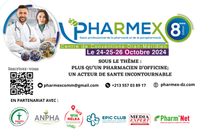 LE SALON PROFESSIONNEL DE LA PHARMACIE ET DE LA PARAPHARMACIE PHARMEX