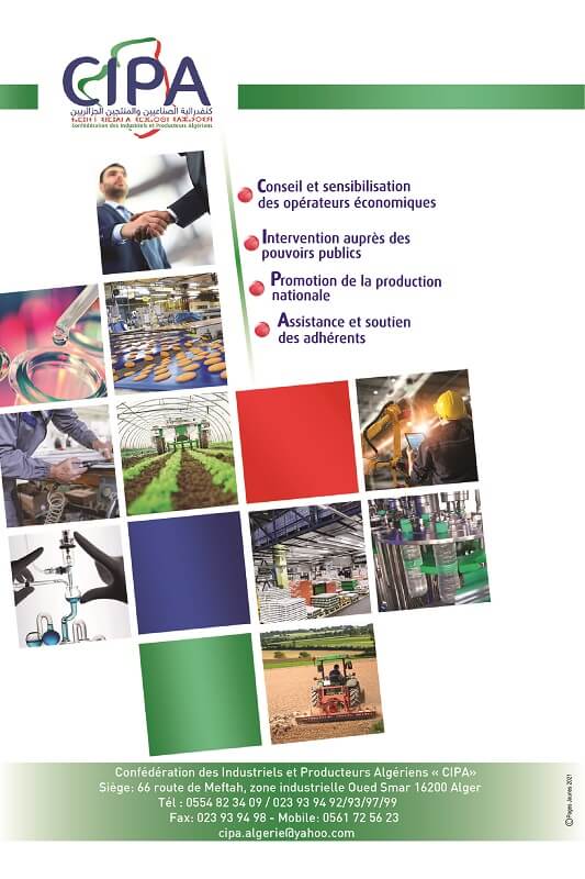 CIPA-Confédération des Industriels et des Producteurs Algériens