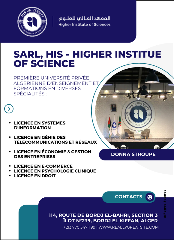 HIS-HIGHER INSTITUE OF SCIENCE